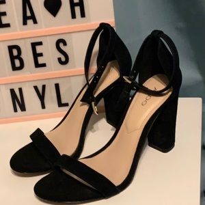 Aldo open toed heels size 6.5